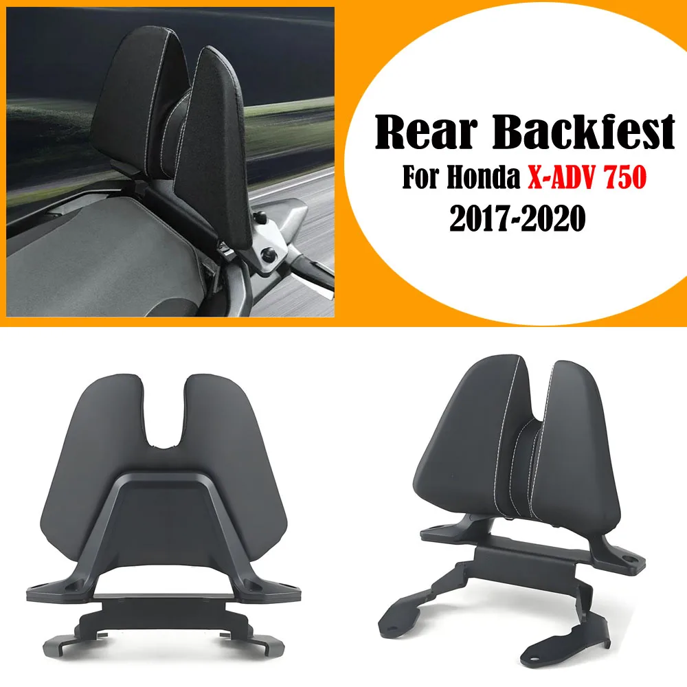 

For Honda X-ADV 750 XADV 750 X-adv750 Xadv 750 2017-2020 NEW Motorcycle Passenger Seat Rear Backrest Cushion Back Rest Pad