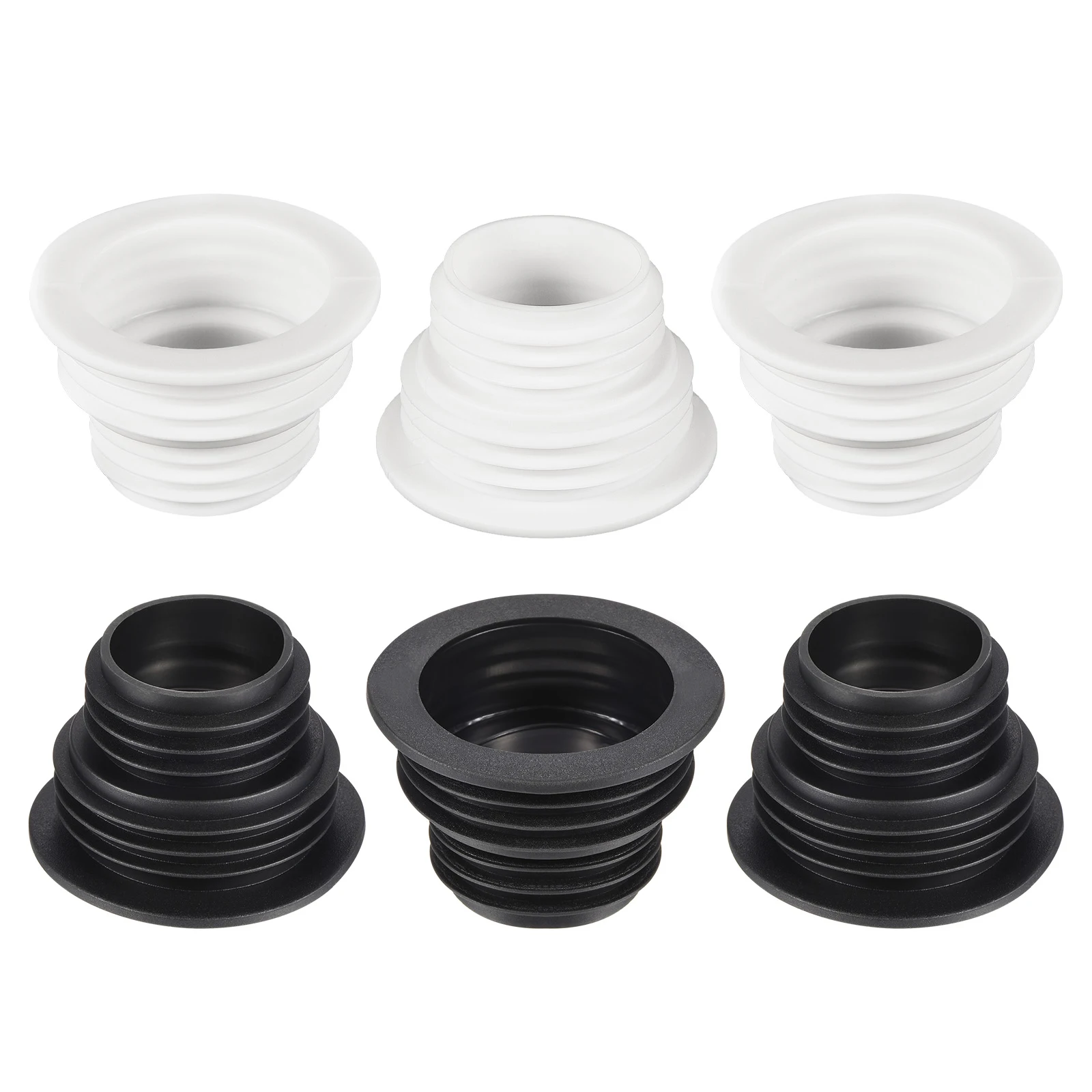 3Pcs Silicone Anti-odor Sealing Cover Sewer Pipe Seal Ring Washing Machine Pipe Connector Floor Drain Plug Kitchen Bathroom