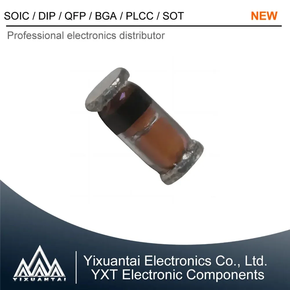 100pcs/Lot  BAV103,115   BAS103-GS08  BAS103-07 BAV103【Diode Small Signal Switching 250V 0.25A 2-Pin Mini-MELF SOD-80 T/R】New