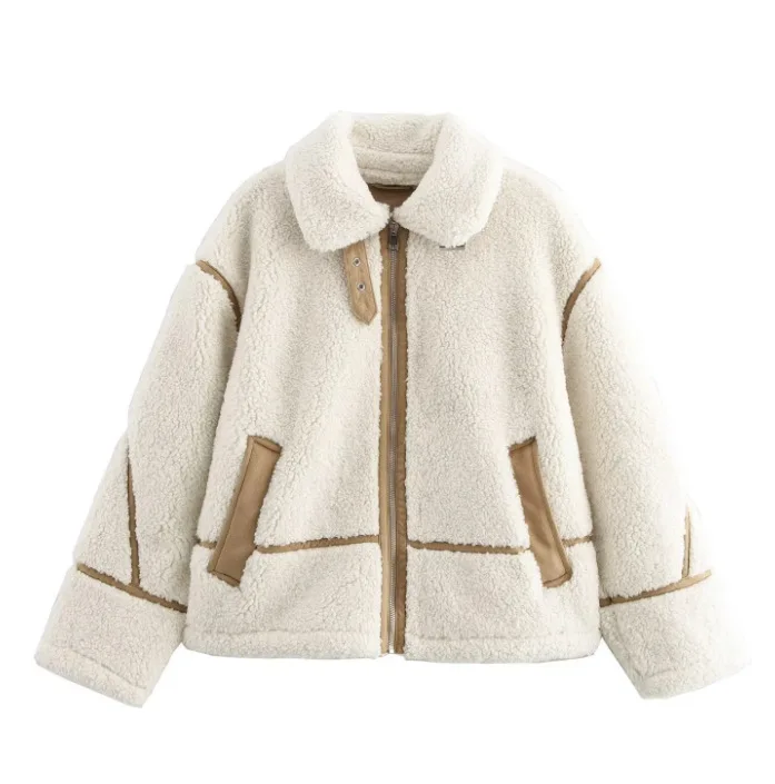 

Необходимая женская байкерская куртка с плюшевым флисом! Этот модный дубленка объединяет крутой стиль с идеальным теплом. Покупайте сейчас!