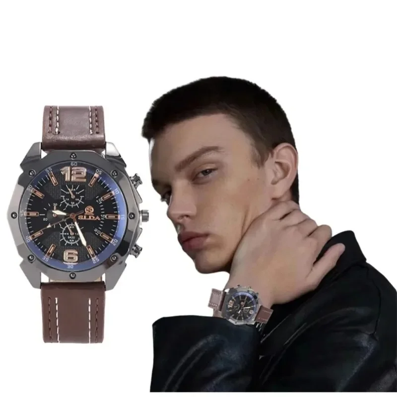 Men Stainless Steel Mesh Strap Chronograph Wrist Mens WatchLuxury Fashion Silver Rose Gold Roman Number for Work