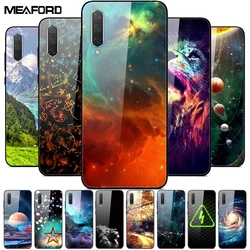 For Xiaomi Mi A3 Cases 9SE 9Lite Fashion Tempered Glass Hard Back Covers for Xiaomi Mi 9 SE Phone Cases Bumper Fundas Coque MiA3