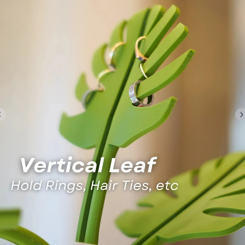 Mirror Leaf Turtle Back Bamboo Simulation Plant Bathroom Storage Box/ Toothbrush and Toothpaste Rack/ Home Decoration