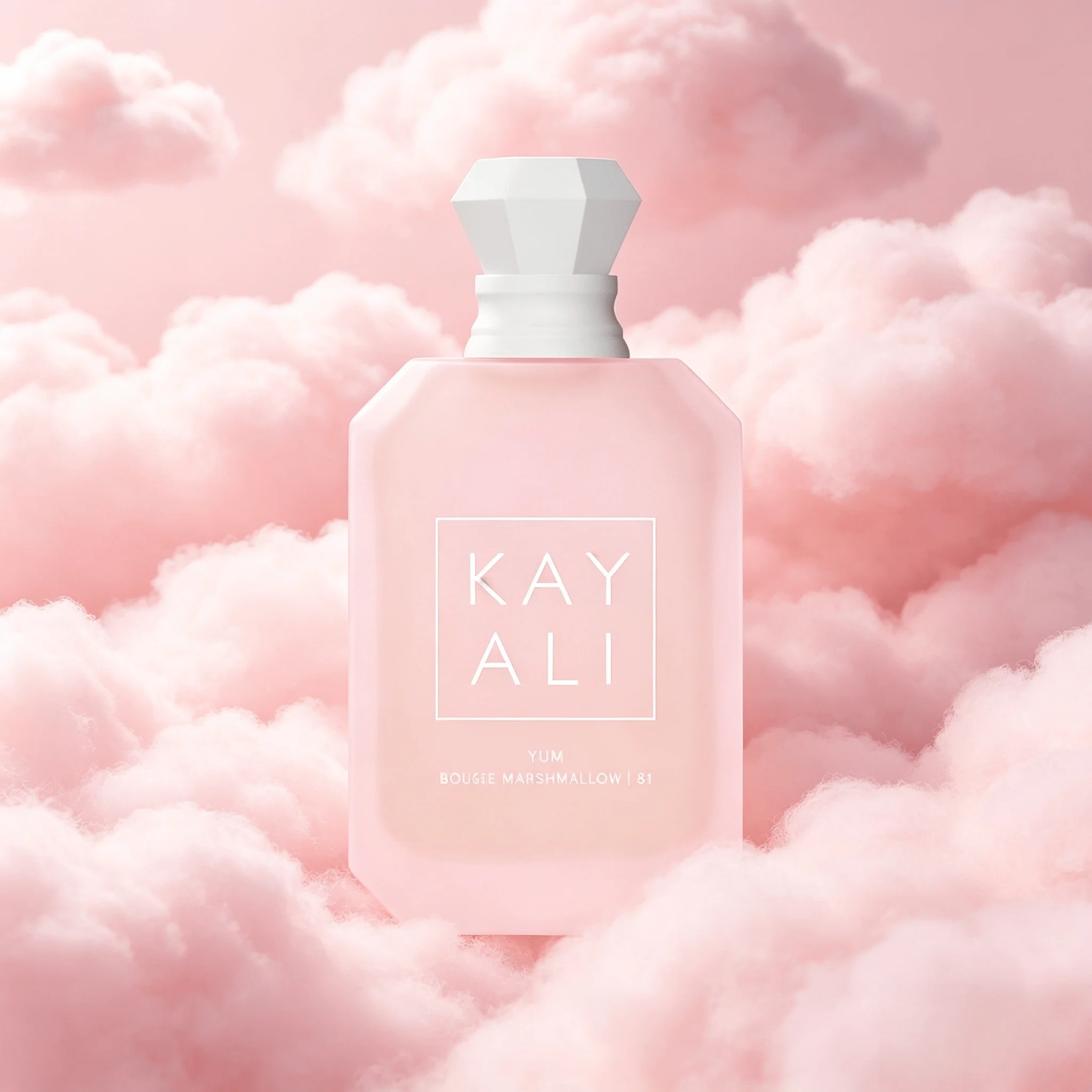 Kayali (81) Yum Boujee Marshmallow Eau De Parfum, Fragrância Doce e Cremosa de Longa Duração para Mulheres, Perfume em Frasco Rosa Fosco, Aroma Sonhador, Presente para Mulheres