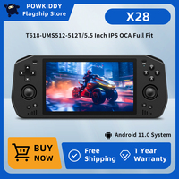 POWKIDDY X28 Handheld Game Console Android 11 System Portable Video Player  Retro T618 CPU Support Emulator And Google Store