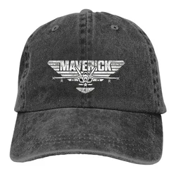 Wielokolorowy kapelusz z daszkiem męska damska czapka kowbojska Top Gun Maverick Centered Jet Logo czapki baseballowe spersonalizowany daszek ochronny kapelusze