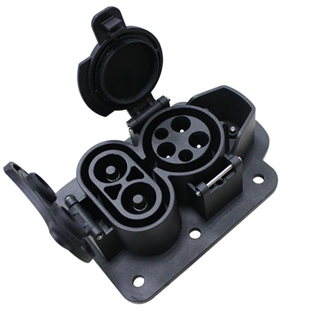 150A/200A Combo Socket CCS Charger Socket Type 1 SAE J1772 Connector for Installation in Electric Vehicles Electric Car