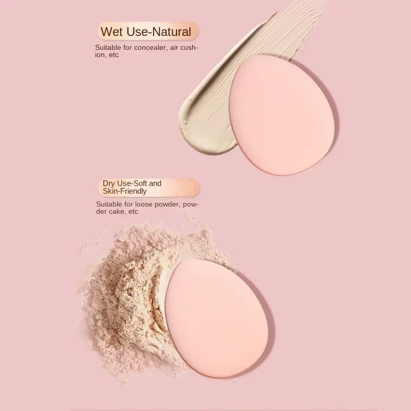 ฟองน้ำแต่งหน้าขนาดเล็ก 3 ชิ้น สำหรับรองพื้น แป้งคุชชั่น คอนซีลเลอร์ บีบีครีม อุปกรณ์แต่งหน้า