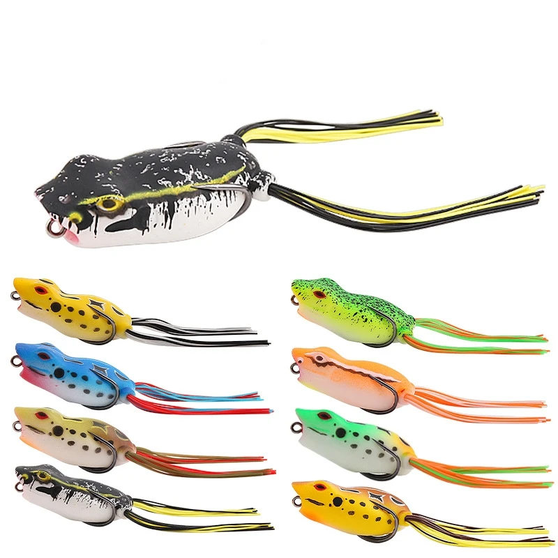 

Artificial Bait Goods for Fishing Fake Bait 5cm11g Hit Water Thunder Frog Dither Wiggler Fishing Supplies Thunderfrog Bait