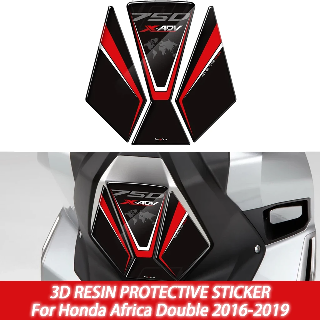 

Suitable for Honda scooter X-ADV Xadv750 modified fuel tank pad protective sticker 3D resin scratch resistant sticker