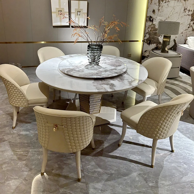 

for New Arrival Dining Room Furniture Sets Modern Luxury Genuine Leather Dining Chair