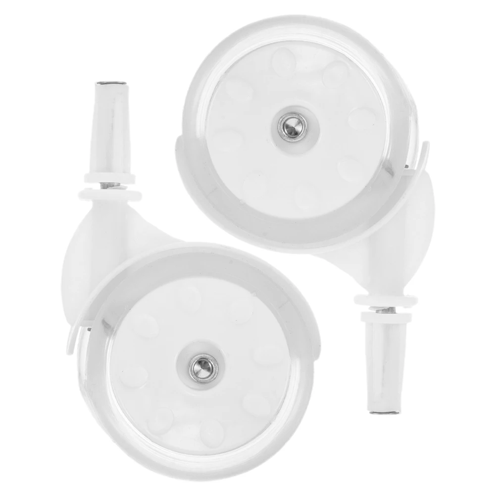 

2pcs Replacement Wheels Universal Fit Walker Durable Smooth Stroller Wheelchair Parts Walker Accessories For Seniors Wheel