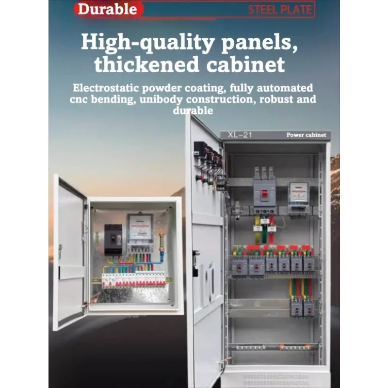 XL-21 Industrial Stainless Steel Waterproof Box Highly Corrosive Environments Dual Power Automatic Transfer Switch Cabinet
