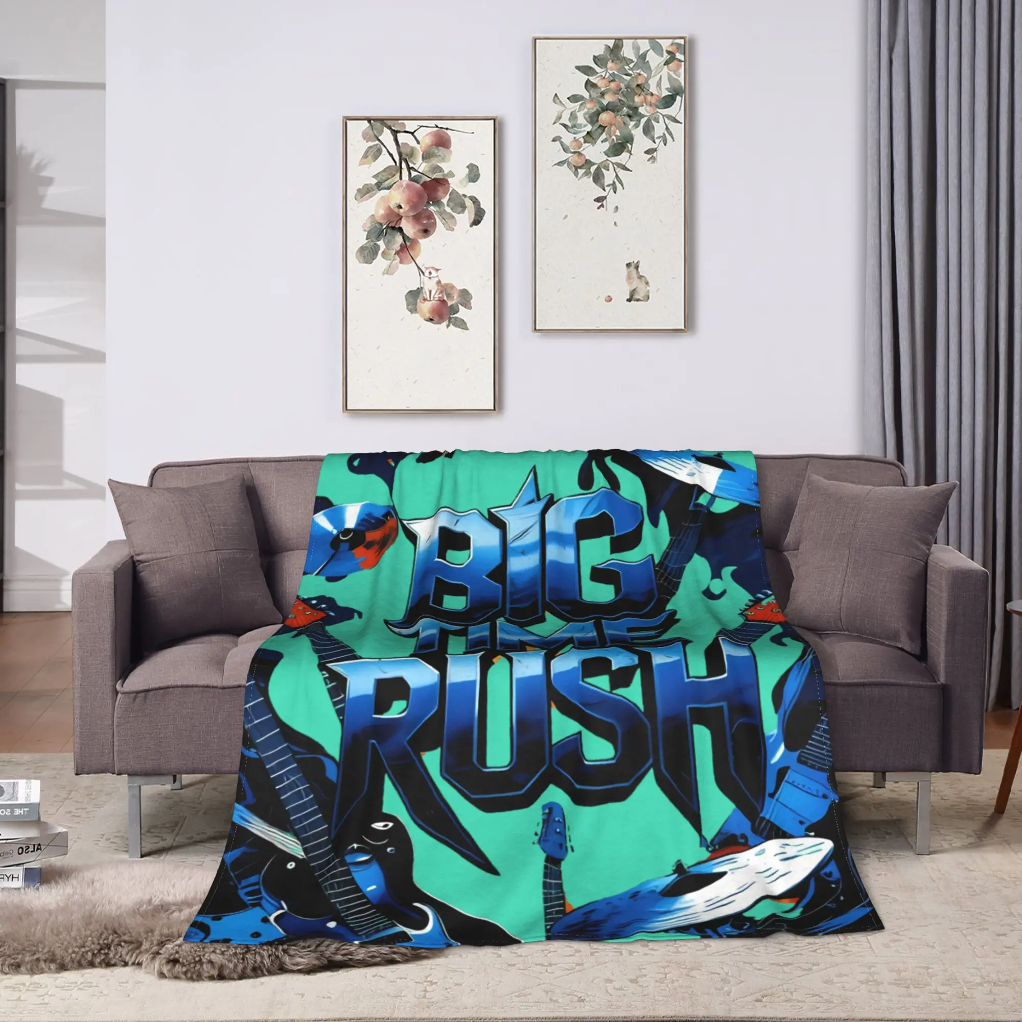 وقت كبير راش باند بطانيات قطيفة الأطفال الفانيلا رمي بطانية لغرفة النوم تصميم دافئ جودة المفرش هدية فكرة #2