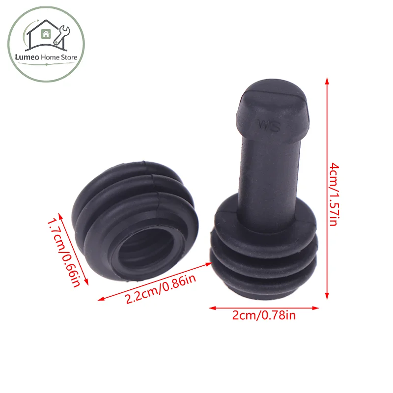 2PCS Brake Upper And Lower Pump Caliper Shock Absorber Sleeve Dust Cover Rubber Disc Brake Pump Waterproof Cap Motorcycle Parts