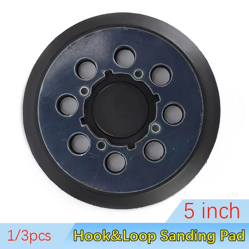 

1/3Pcs 5 Inch 125mm 8-Hole Hook and Loop Sanding Pad Sander Backing Pad for DWE6421 DWE6421K DWE6423 DEWALT Sander