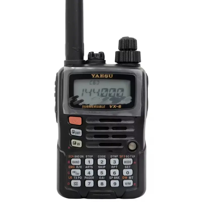 Dual Band Hand-Held Walkie Talkie Yaesu VX-6R Ultra-rugged Ham 144-430 MHz FM Two Way Radio