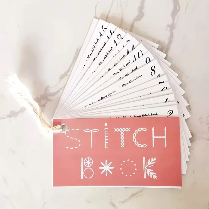 

1 комплект, креативная мини-книга для шитья, выкройки ручной работы, карточная книга для начинающих, справочник по навыкам шитья