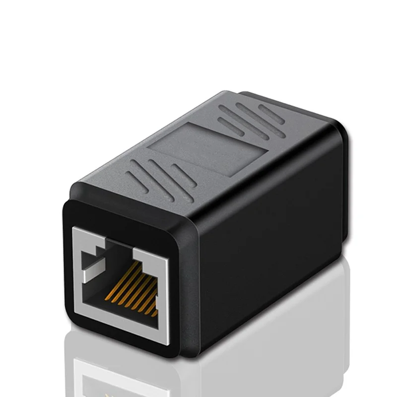 1-20PCS RJ45 Connector Cat7/6 Ethernet Adapter Gigabit Interface Network Extender Convertor For Extension Cable Female to Female