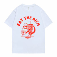 New Funny Men Women Casual Oversized Tshirt Eat The Rich Doner D%C3%B6ner Kebab Karl Marx Socialist Hasan Piker Graphic T-shirts