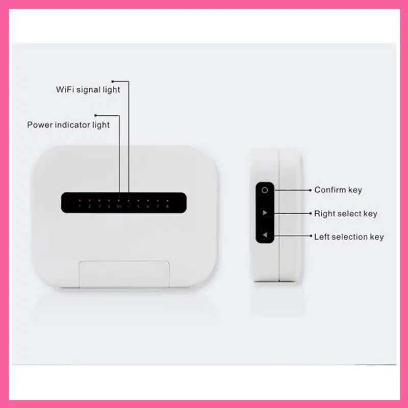 

HOT-Tuya Wi-Fi Крытый интеллектуальный спринклерный контроллер Крытый интеллектуальный спринклерный контроллер Система орошения Дистанционное управление 8-зонный EU Plu