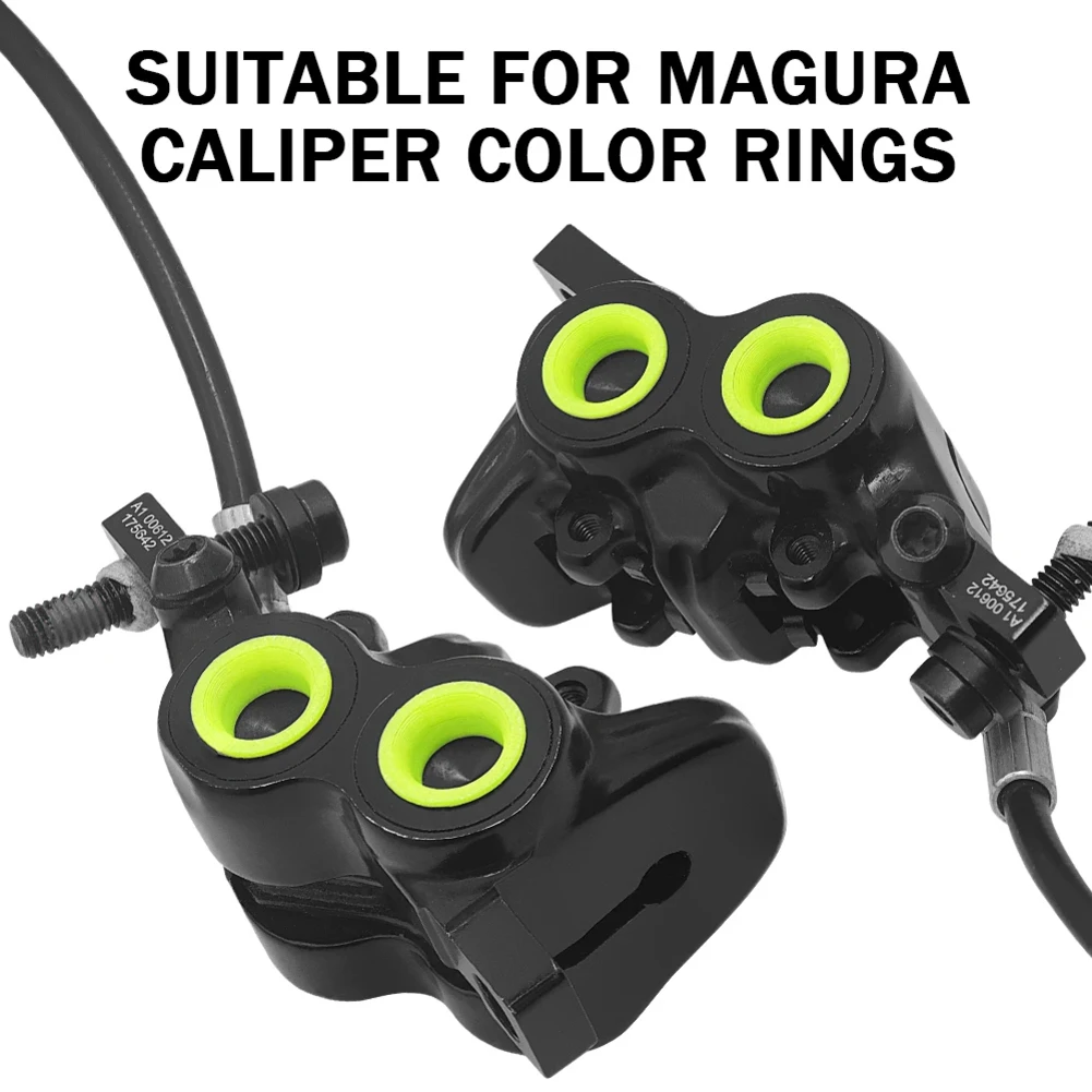 4pc Bicycle Brake Clamp Rings 15x10.8x5.5mm For MAGURA MT5 MT7 4-piston Series Brake Caliper Bicycle Decorative Rings Accessorie