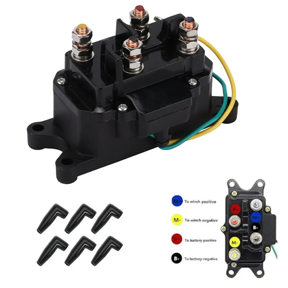 

Winch Contactor Winch Solenoid Relay 12v Winch Relay Winch Relay Switch DC12V 250A Winch Contactor Solenoid Relay Wea