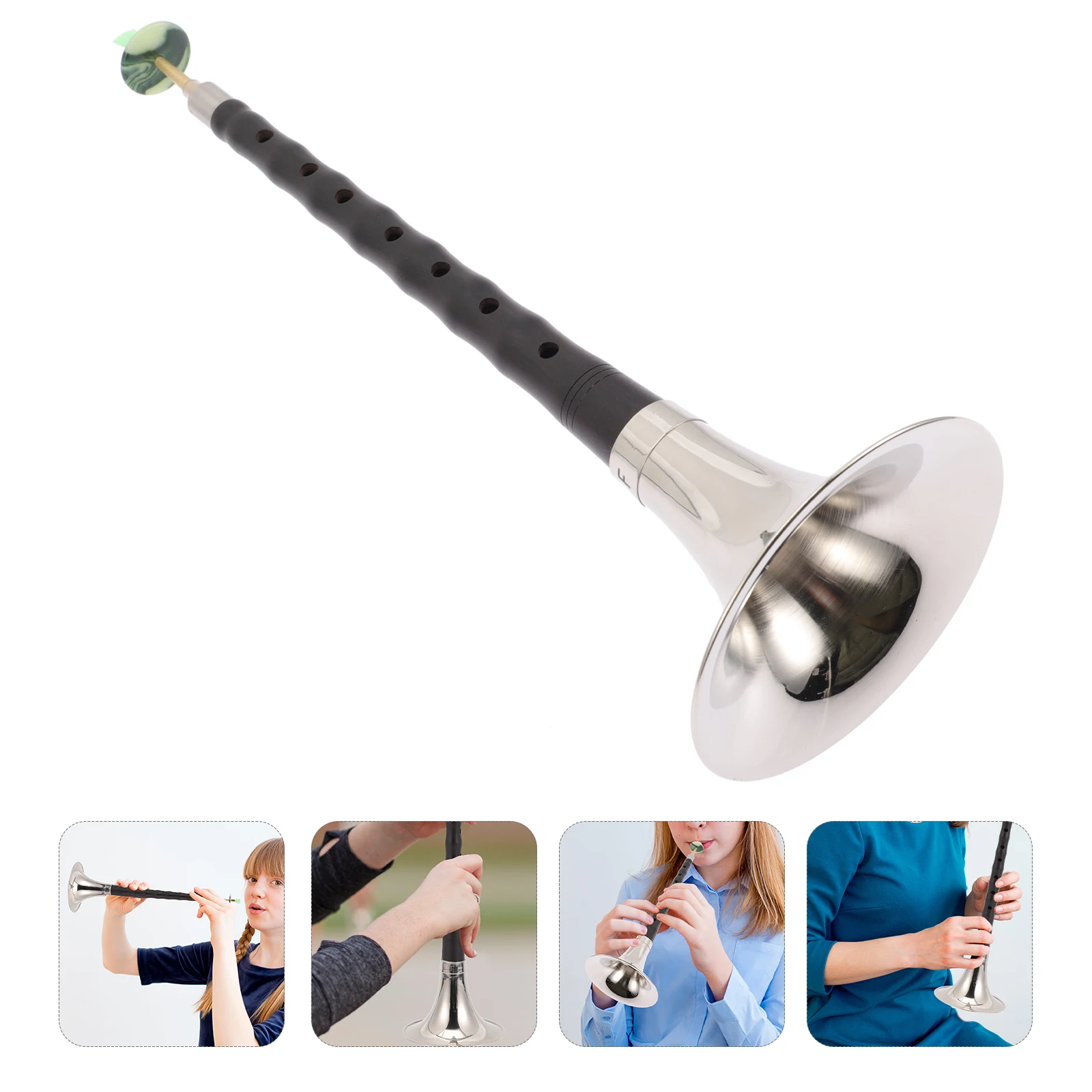 

1Set F Key Suona Beginner Musical Instrument Rosewood Professional Chinese Ethnic Wind Instrument Portable Chinese Suona