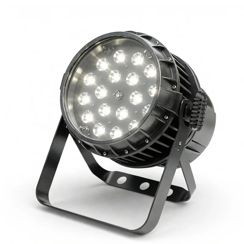 

Новый водонепроницаемый уличный светодиодный прожектор 18x10W RGBW (18 шт. по 10 Вт) 4-в-1 IP65 для сцены, DMX512, с активацией звуком