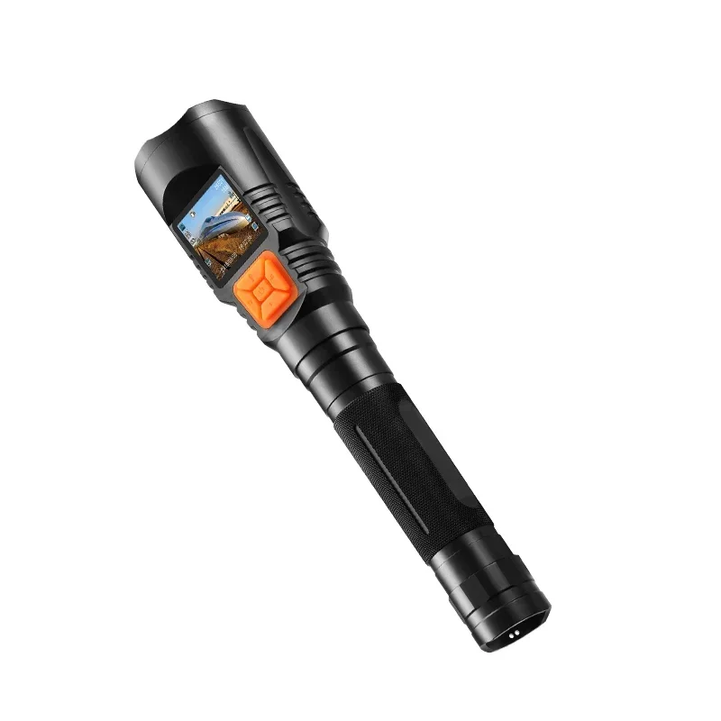 LED Multifunction  explosion--proof High Power Led Flashlights Rechargeable Search Torch USB Aluminium Body