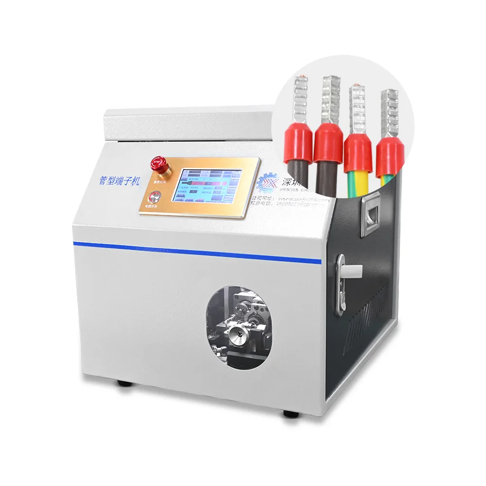 고속 반자동 0.5-4mm² 케이블 터미널 크림핑 기계 절연 크림핑 기계