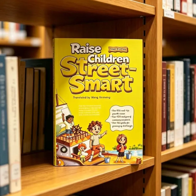 Parenting Educational Books for Kids, Raise Children Street-Smart & Leadership Enlightenment Social Skill Learning Comic Set