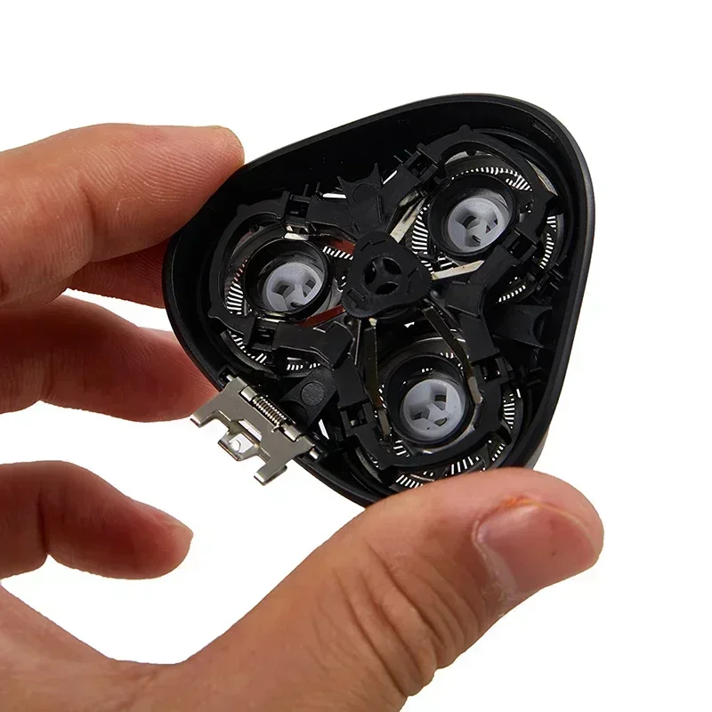 1 Juego de cabezal de afeitadora de Metal para hombre, recortador emergente eléctrico giratorio, cuchilla de afeitar para FS366 367 368 389, cabezales de afeitar de barba de repuesto
