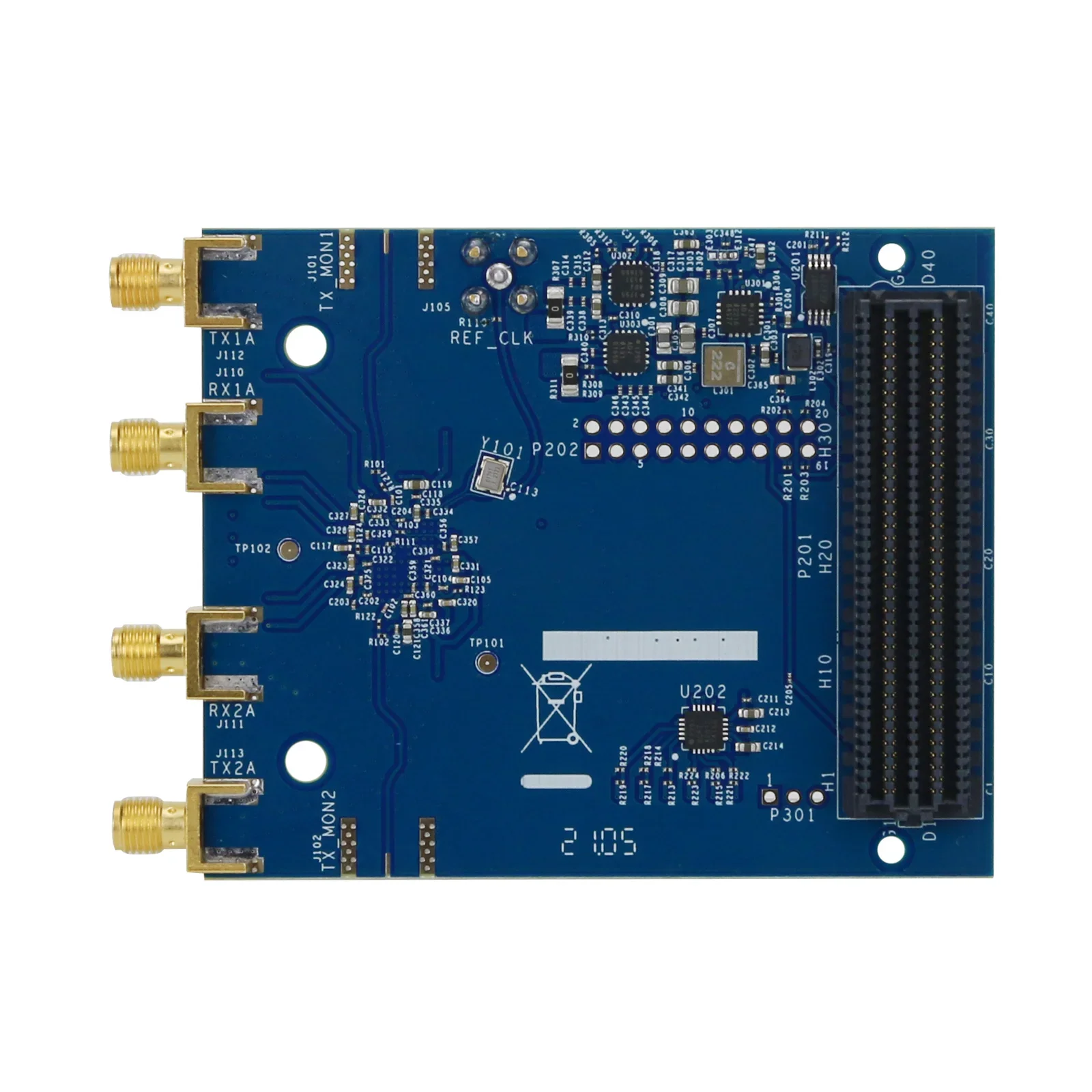 2026 AD-FMCOMMS3-EBZ 70MHz~6GHz AD9361 SDR Transceiver Board Software Defined Radio for Analog Devices