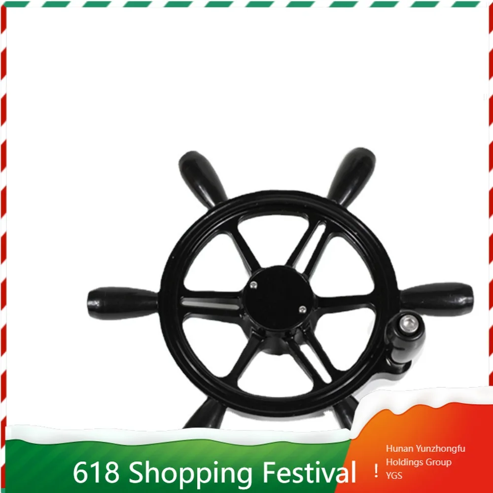 Aluminum Multi Spoke Marine Steering Wheel Universal Rotary Steering Wheel Replacement For Speedboat Yacht