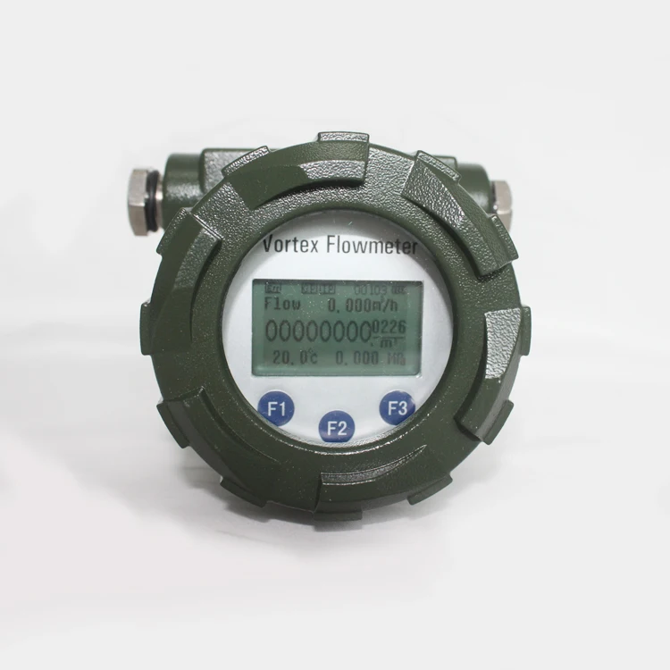 Steam Flow Meter Price Cumulative 420ma Vortex Flowmeter Converter