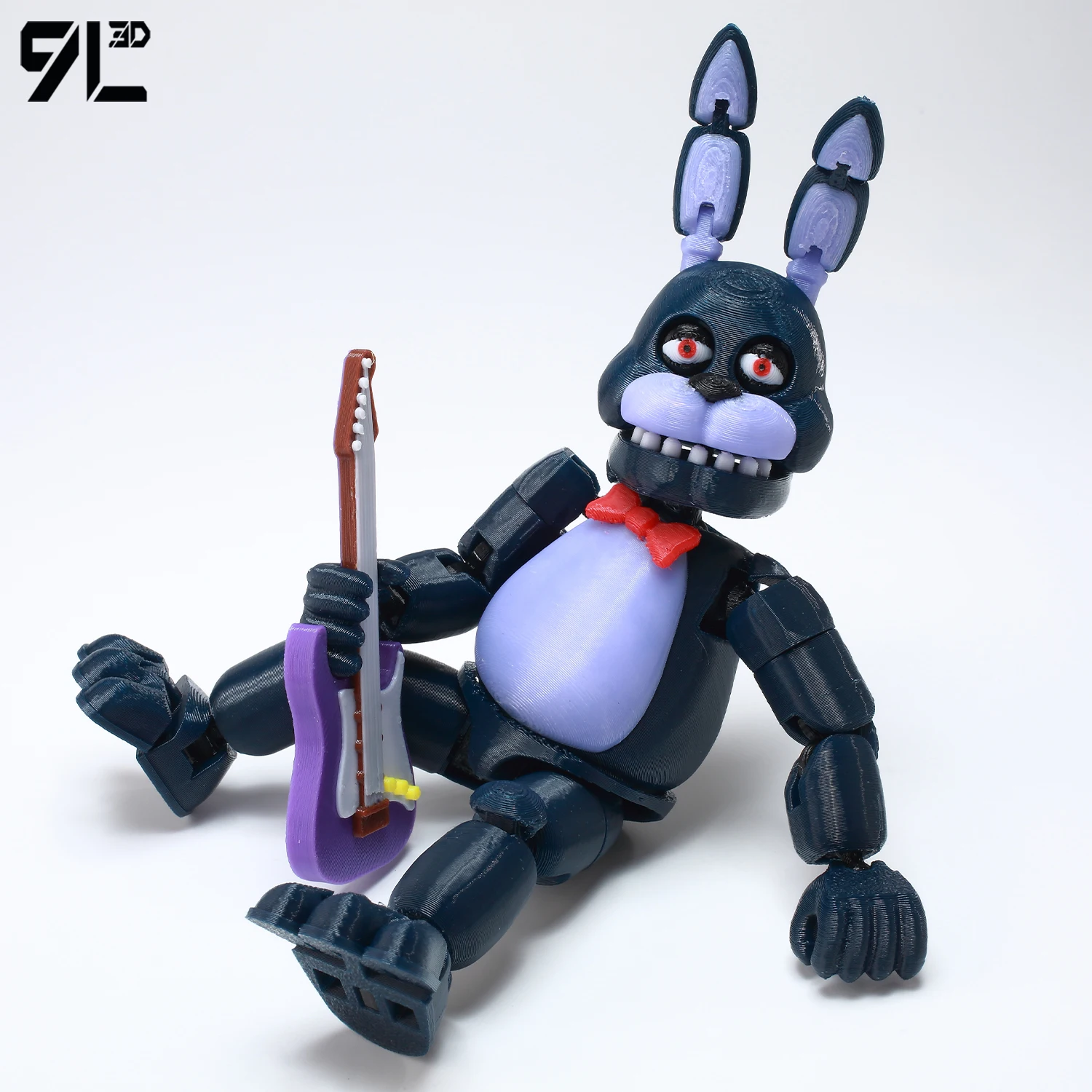 Figura de Acción de 9L3D Impresa en 3D, Bonnie Titan13 de Five Nights Security Breach (FNAF), Harem de Medianoche, Articulaciones Móviles y Desmontables