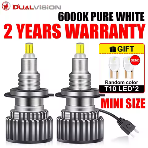 360 CSP H7 H1 H11 LED For Projector Lens Car Headlight H8 H9 880 881 H27 9005 HB3 9006 HB4 9012 HIR2 Mini Diode 6000K Hi/Lo Beam