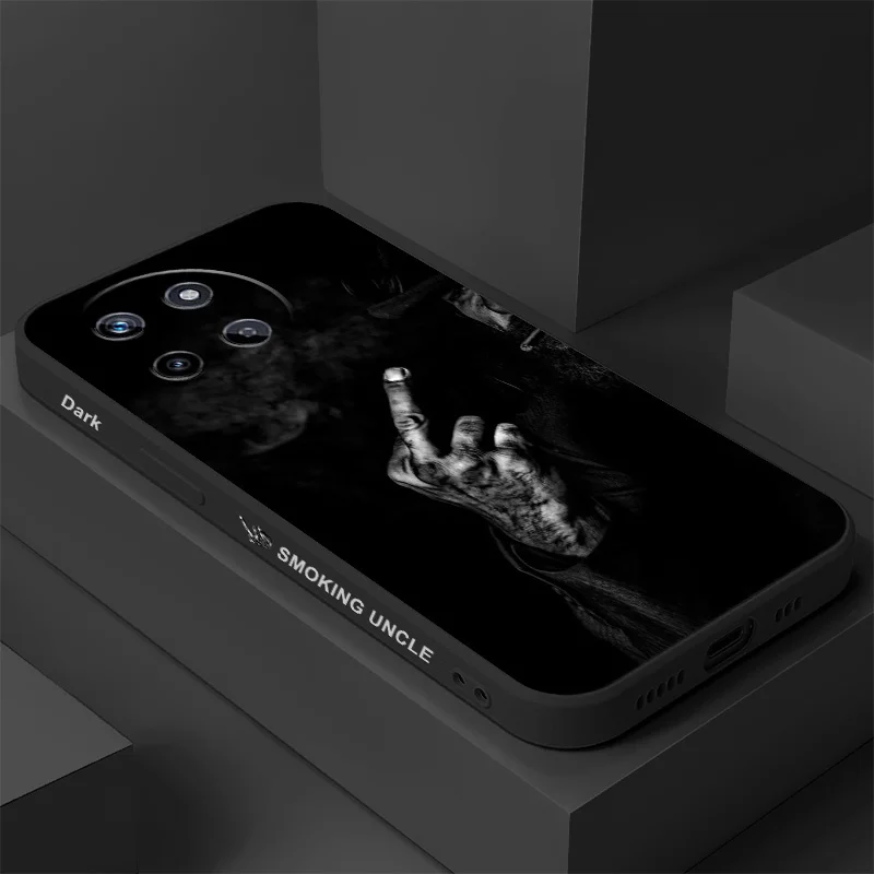 

Uncivilized Hand Phone Case For OPPO Realme 14 13 12 11 10 9 9i 8 8i 7 Pro Plus C35 C21Y C25Y C25 4G 5G Liquid Silicone Cover