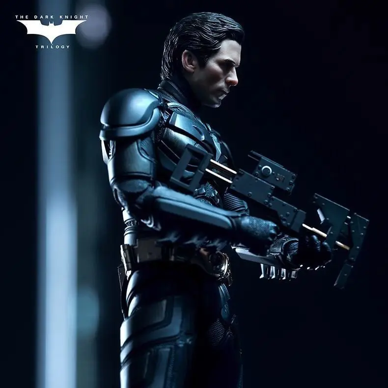 Em estoque inart 1/12 homem soldado batman cristão fardo o cavaleiro das trevas luta eterna herói coleção figura de ação modelo