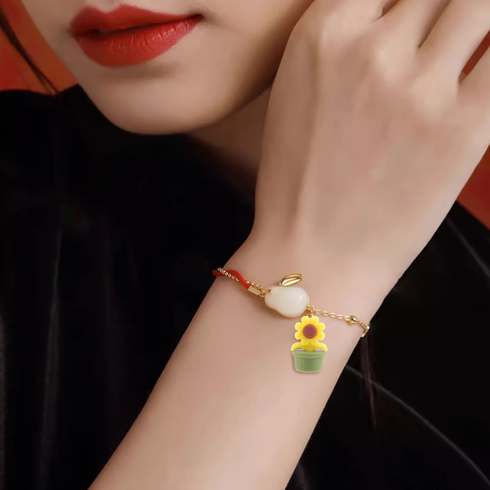 

10 шт., бусины в виде подсолнуха, гладкая поверхность, силиконовые бусины для рукоделия, брелок, браслет, ожерелье, подвески в виде подсолнуха