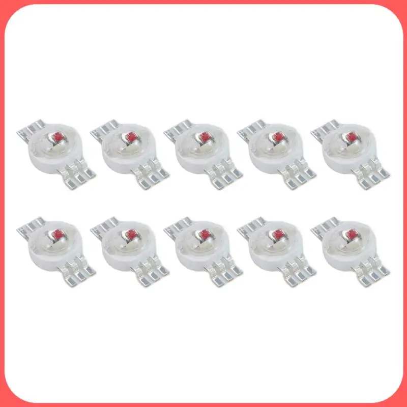 

AA89-10Pcs 3X3W High Power RGB Red Green Blue LED Light Lamp Energy Saving Lamp Beads Bulbs 6PIN 45MIL 3W High Power Chip