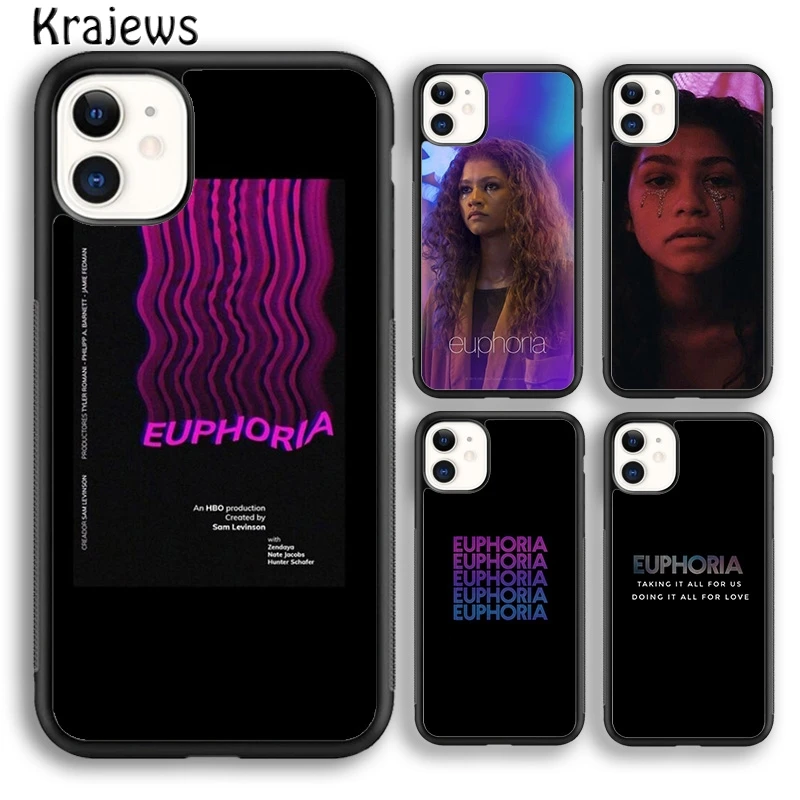 American TV Euphoria Zendaya Rue soft Phone Case Cover For iPhone 16 15 14 plus XS XR 11 12 mini 13 pro max Fundas