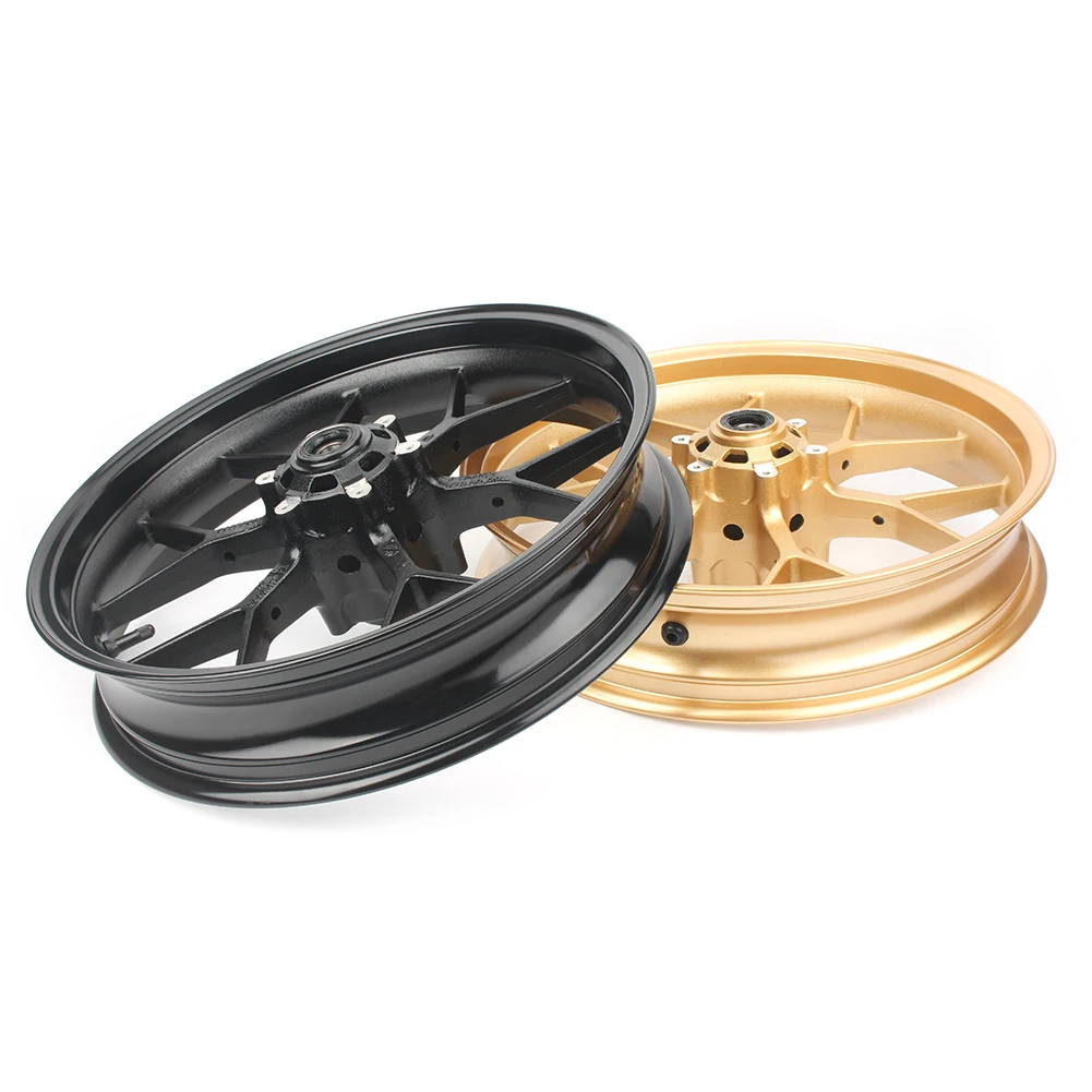 F5 CBR 600 RR Motorcycle Aluminum Front Wheel Rim For Honda CBR600RR 2013 2014 2015 2016 2017 2018 Gold/Black