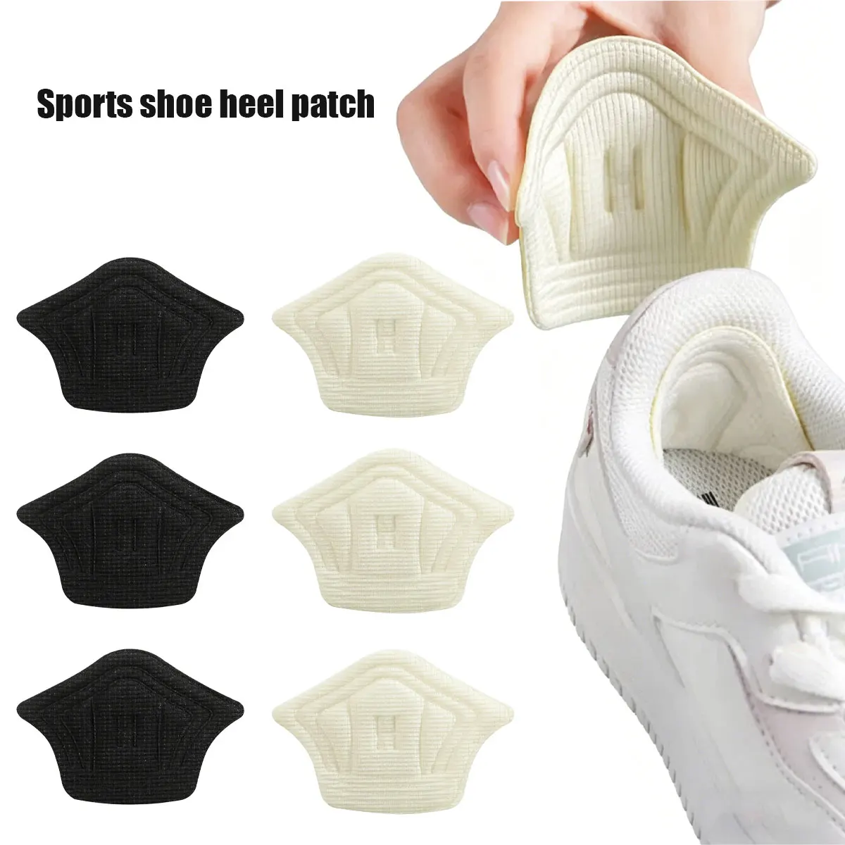 6/12 pares de almohadillas adhesivas para talón, ajustables, antidesgaste, para calzado deportivo, insertos de cojín para el pie