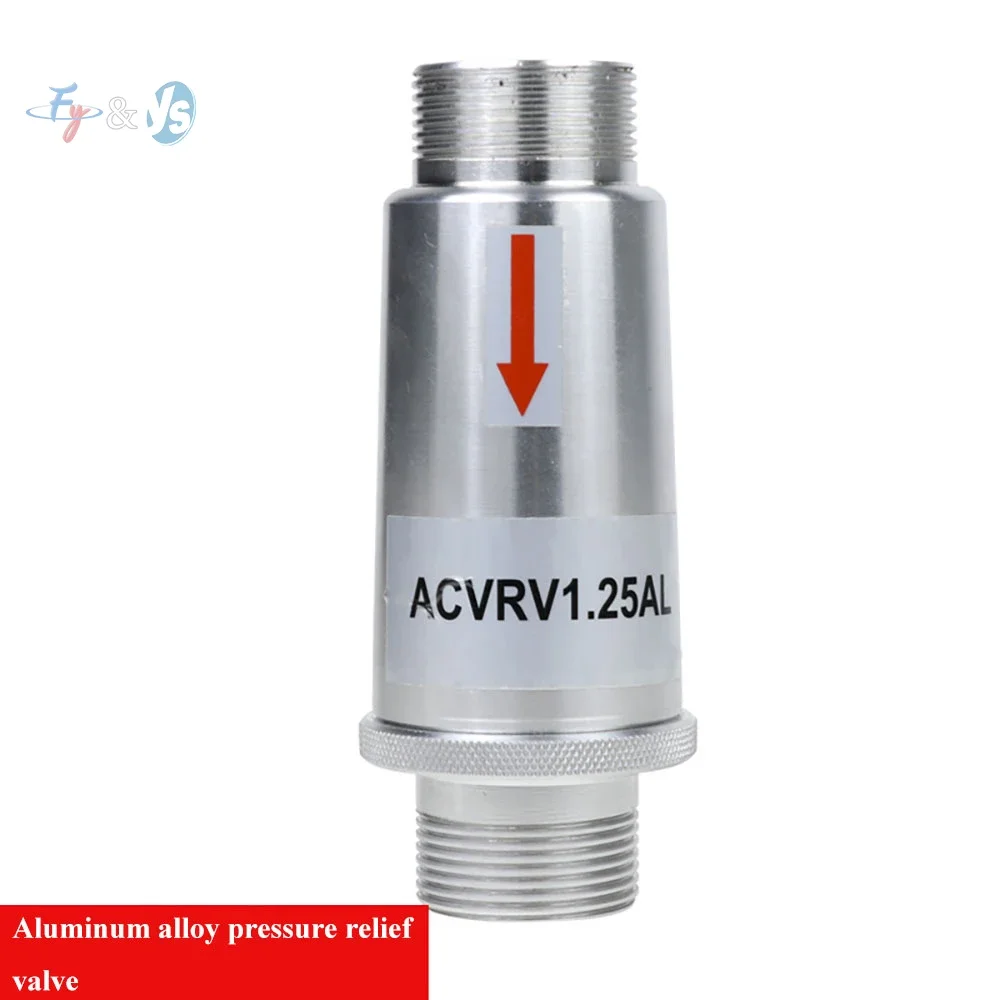 RV Series High-Pressure Blower Relief Valve-0-600mbar Adjustable Aluminum/Plastic Safety Valve,Fast Response,Corrosion Resistant