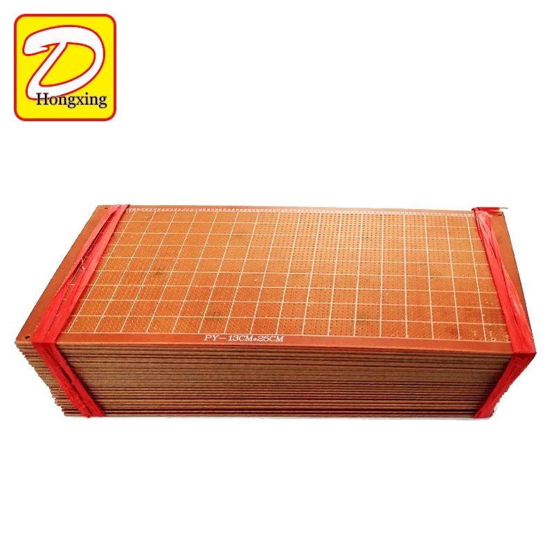 1pcs 13x25 cm 13*25cm Single Side Prototype 2.54mm PCB Breadboard Universal Experimental Bakelite Copper Plate Circuirt Board