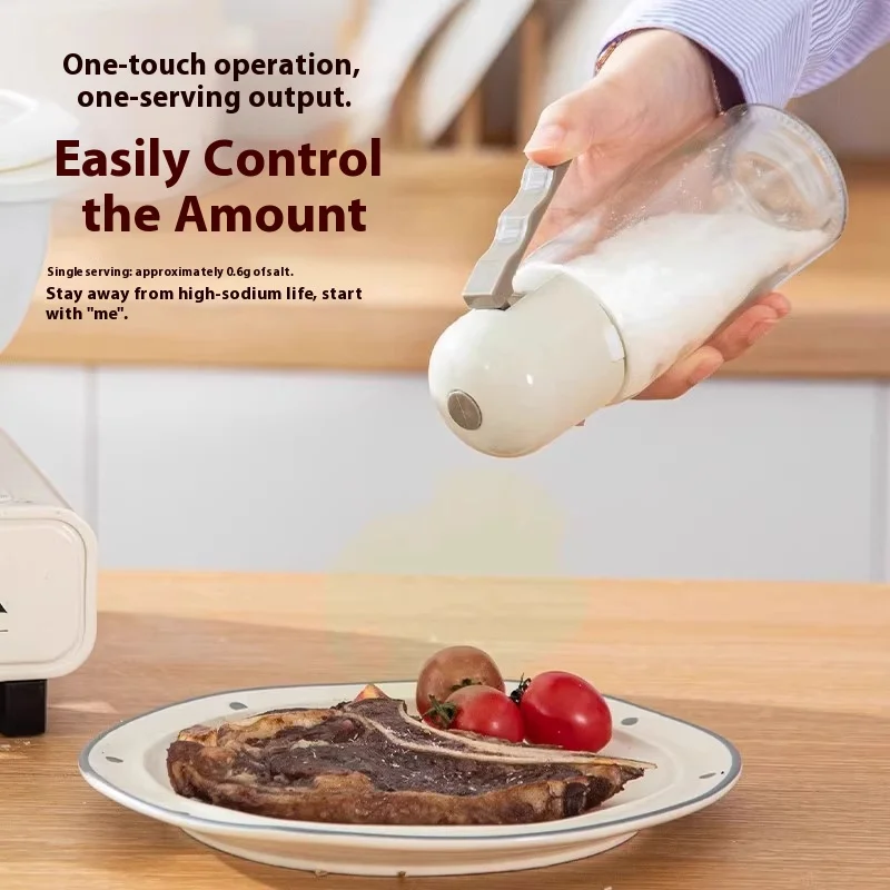 

Household Controlled Salt Bottle Kitchen Quantitative Salt Sprinkling Moisture-proof Seasoning Box