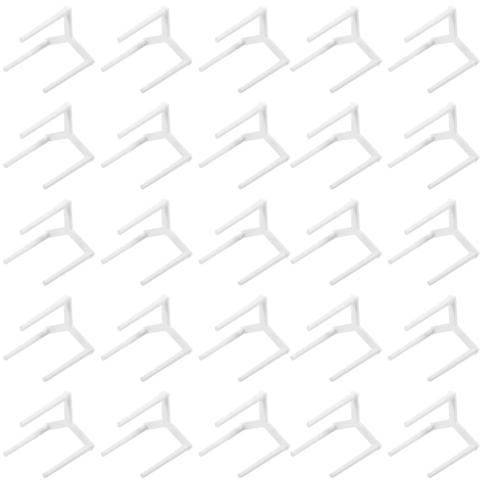 

Plastic Tripod Stack 100Pcs Pizza Saver Stand Support Frame Holder for Takeaway Baking Kitchen Accessory