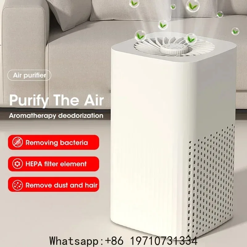 Smart Air Purifier Desktop Air Purification Eliminate Formaldehyde Smoke Dust Quickly Removes Odors HPEA Filtration Low Noise